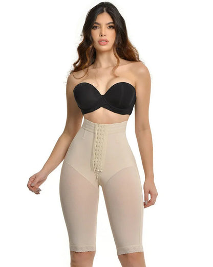 Fajas Compression Shapewear Open Bust Tummy Control with Zipper