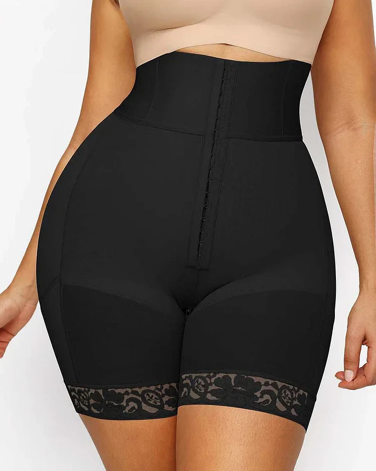 3 Boned Sculpt High Waist Booty Shorts