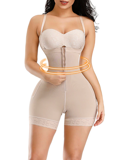 Corset Tummy Control Panties Shapewear For Women Tummy Control Fajas Body Shaper Zipper Open Bust Bodysuit