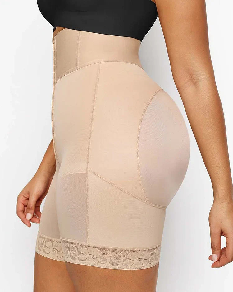 3 Boned Sculpt High Waist Booty Shorts