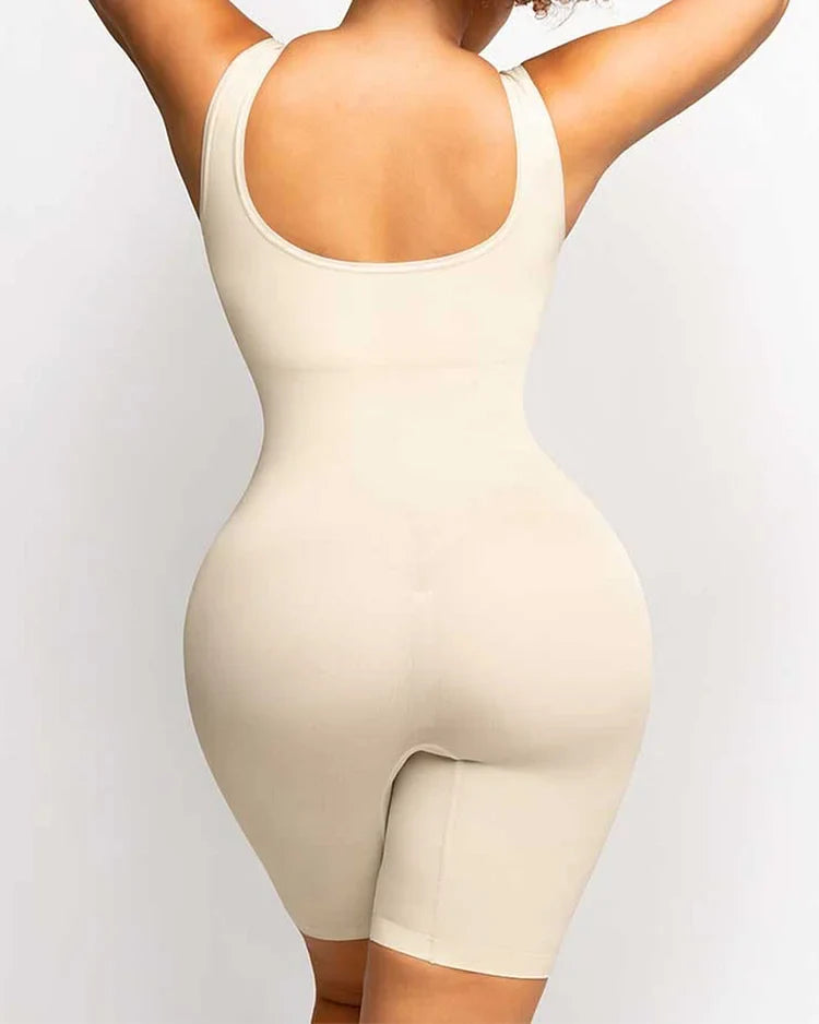 Women's One Piece Tummy Control Seamless Shapewear Bodysuit