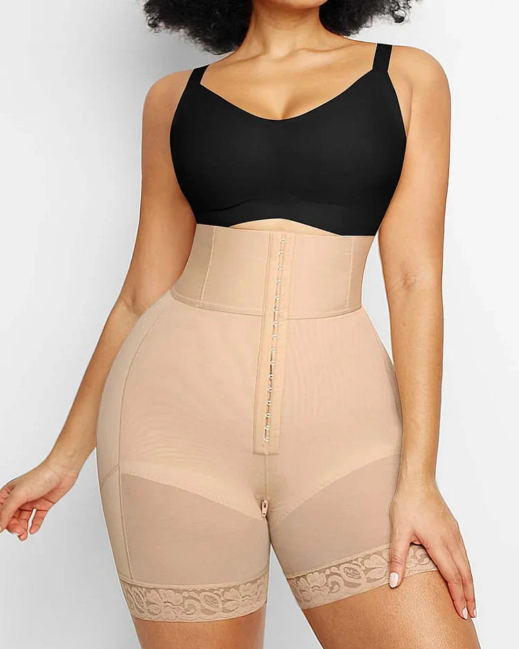 3 Boned Sculpt High Waist Booty Shorts