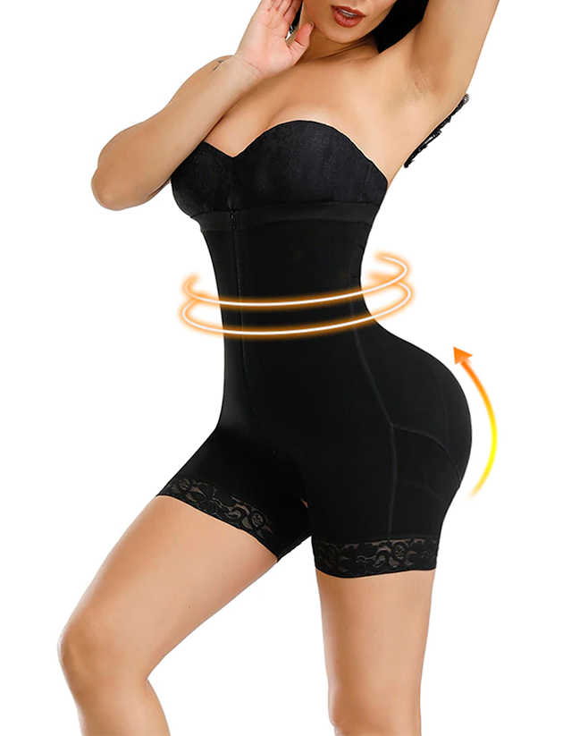 Corset Tummy Control Panties Shapewear For Women Tummy Control Fajas Body Shaper Zipper Open Bust Bodysuit