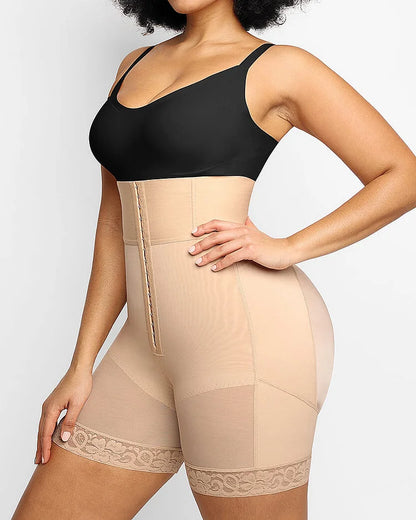 3 Boned Sculpt High Waist Booty Shorts